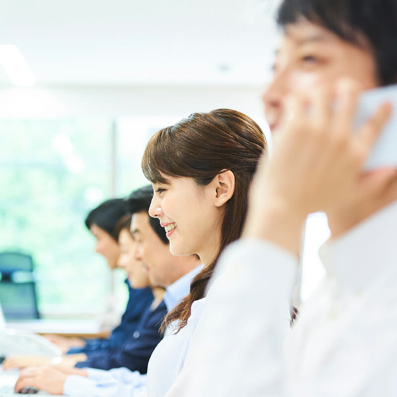 業務効率化でお客様の負担を軽減